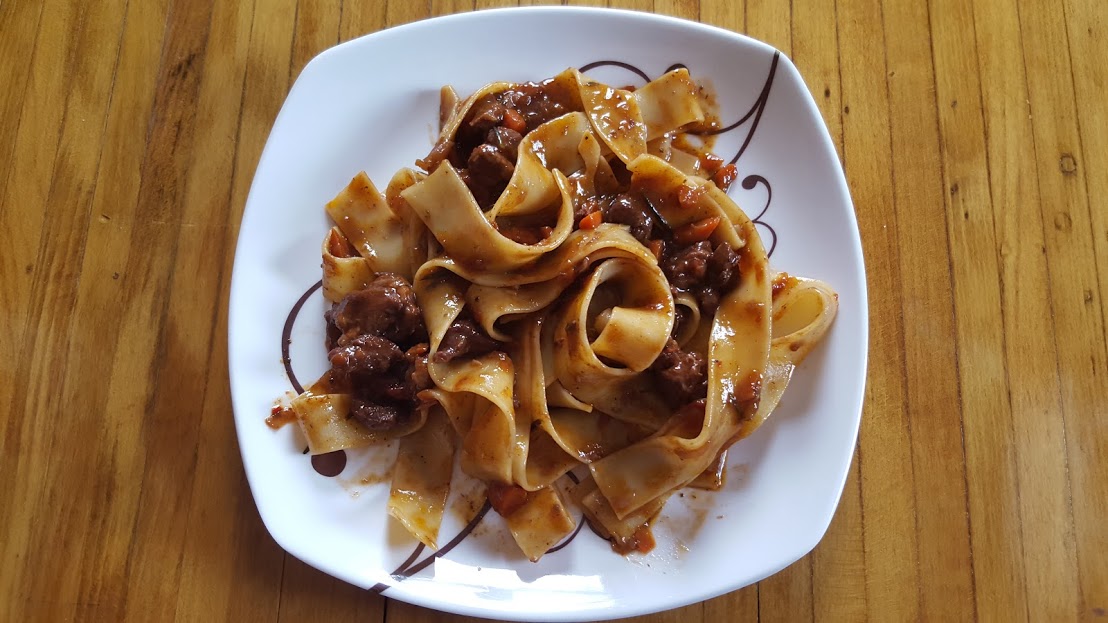 Wild Boar Ragout with Pappardelle