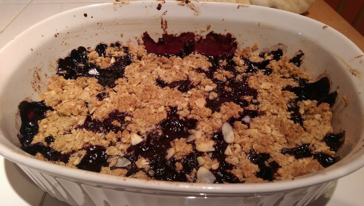 Blueberry Lemon Crumble