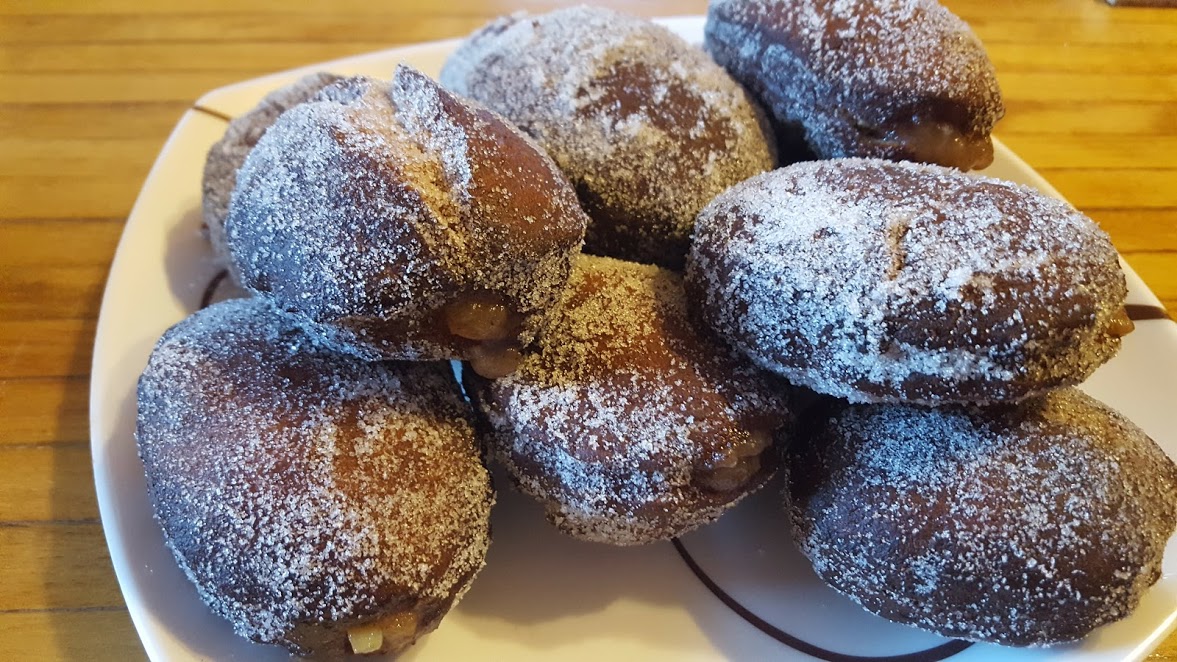 Apple Pie Stuffed Cider Doughnuts