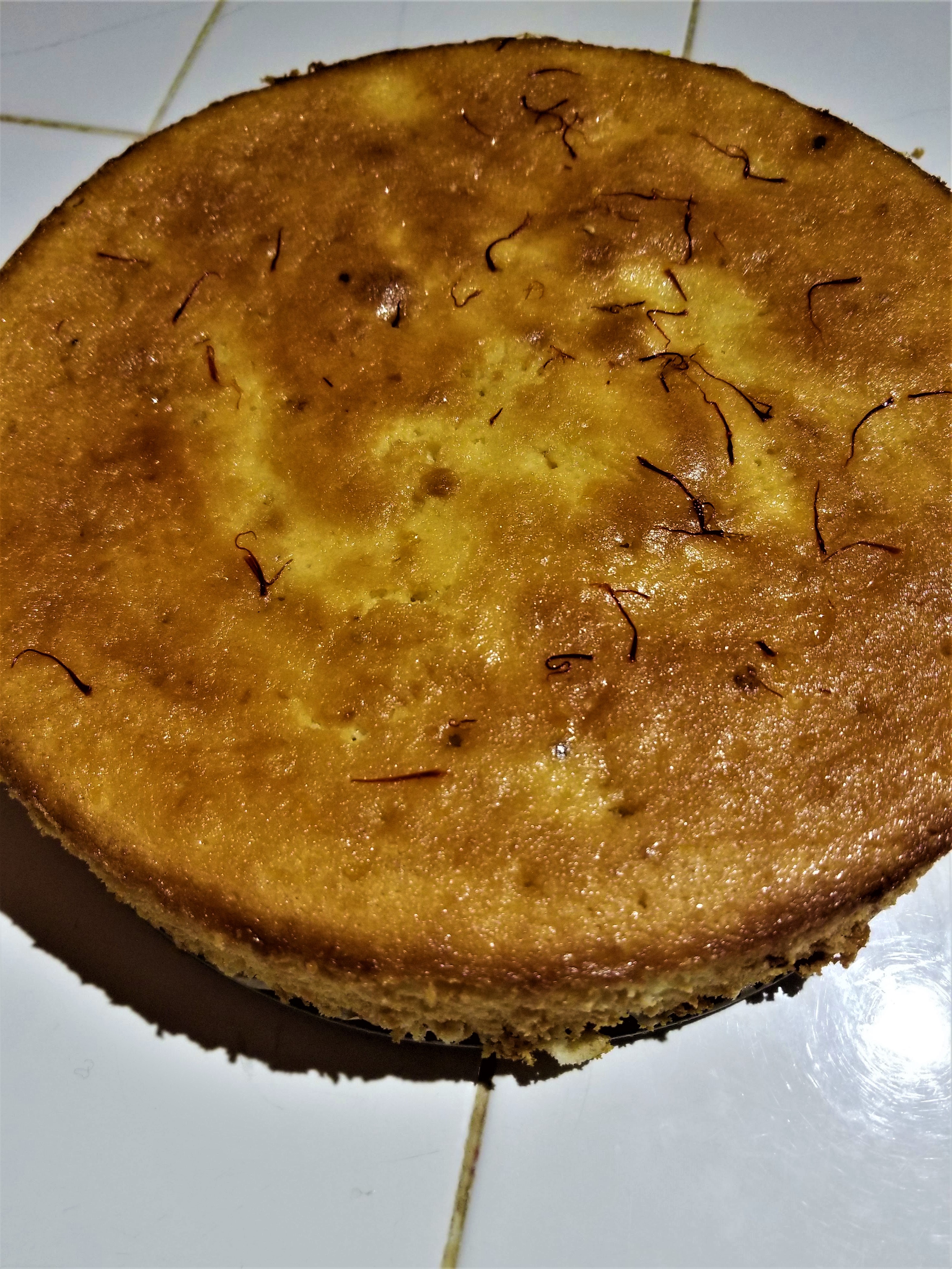 LEMON-SAFFRON OLIVE OIL CAKE