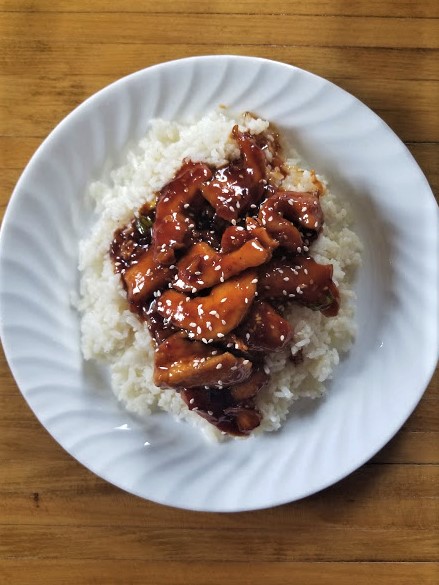 BOURBON SESAME CHICKEN