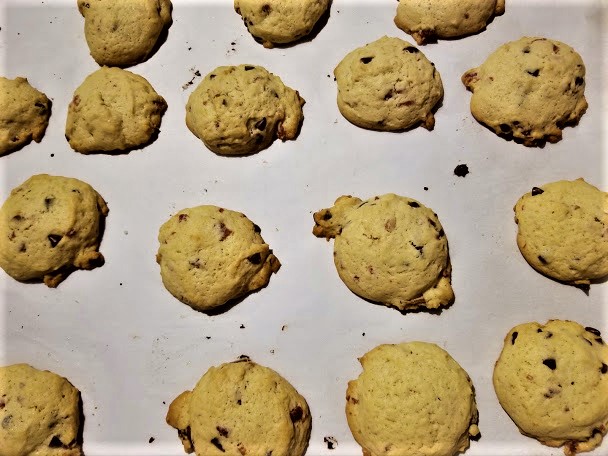 MAPLE BOURBON CHOCOLATE CHIP BACON COOKIES